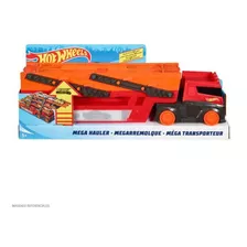 Pista De Autos Hot Wheels Mega Remolque Mega Transportador