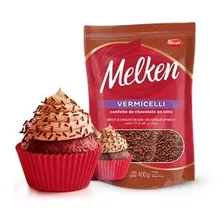 Granulado Vermicelli Chocolate Ao Leite 400g - Melken Harald