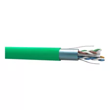 Cable F/utp Cat6a Ls0h Verde 500m - 3m
