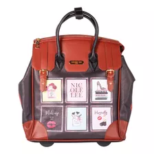 Maleta De Negocios Nicole Lee Fiona Carry On Estampada Fw23 Color Amor Fuera Del Cuadro