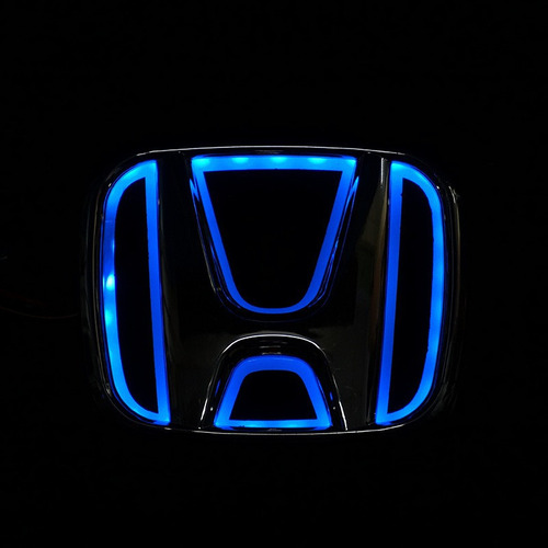Logo Led Trasero Honda Emblem 5 D 9*7.5 Cm Foto 2
