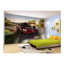 Papel De Parede Carro Pagani Zonda Huayra Rua 3,5m² Car335