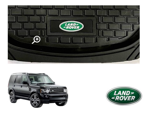 Tapetes 4pz Charola 3d Logo Land Rover Discovery 2014 A 2018 Foto 4