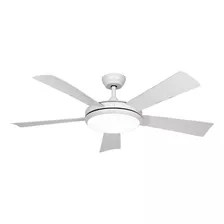 Ventilador Techo Led Blanco 5 Aspas Frio Calor 522a Lk