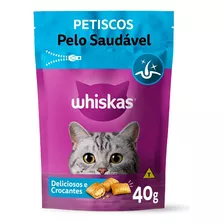 Petisco Whiskas Temptations Pelo Saudável Gatos Adultos 40g