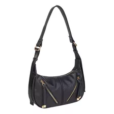 Bolsa Feminina Transversal Alice Palucci Al2988 - Preto