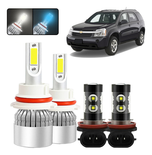 Kit Focos Led 9005 H11 Luz Alta/baja 8000lm Para Chevrolet Chevrolet Equinox