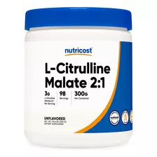 L Citrulina Malato X100 Serv. - Oxido Nitrico, Músculo Magro