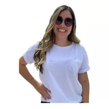 Blusa Camiseta Básica Feminina 100% Algodão Fresquinha
