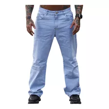 Calça Jeans Masculina Balão Folgada Street Cargo Clara