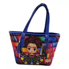 Bolsa Dama Artesanal Friduchita Lele Sarape Amplia Tote