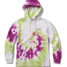 Moletom Com Capuz Tie Dye Slow Fashion Masculino.