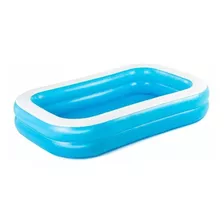 Piscina Inflable Rectangular Bestway 54006 De 2.62m X 1.75m X 51cm 778l Azul Y Blanca Caja