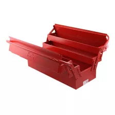 Caja De Herramientas Con 5 Cajones, 50 Cm, Reforzada, Roja - Ferc