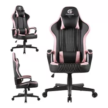 Cadeira Gamer Profissional Jogar Videogame + Conforto Rosa