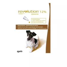 Pipeta Antipulgas Y Garrapatas Perro 5.0 A 10 Kg Revolution 