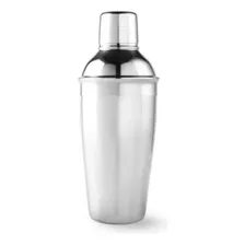 Coqueteleira 500ml Aço Inox + Dosador E Colher Bailarina Cor Cinza