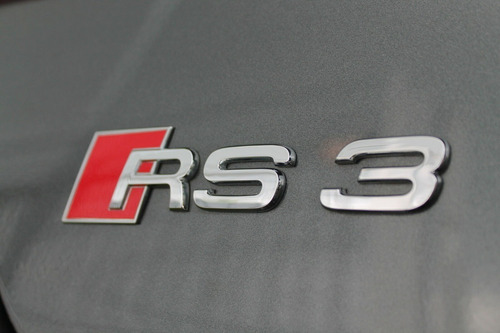 Emblema Rs3 Para Audi A3 Sedan Hatchback Adherible Cromado Foto 3