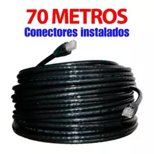 70 Mts Cable Utp Cat5e Intemperie Outdoor Internet