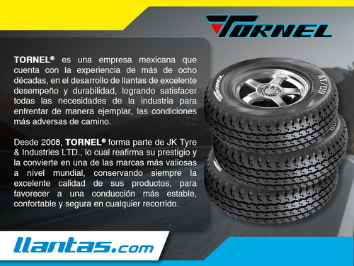 Llanta Para Suzuki Aerio Sedan 2007 195/55r15 84 V Tornel Foto 4