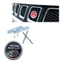 Emblema Trail Rated Adherible Jeep Color Negro Wrangler 1pz