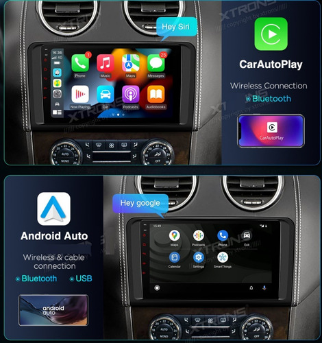Mercedes Benz Ml Gl 2005-2012 Carplay + Android Gps Radio Hd Foto 2