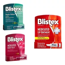 Kit C/ 3 Blistex - Lip Medicated, Lip Ointment E Berry !!!