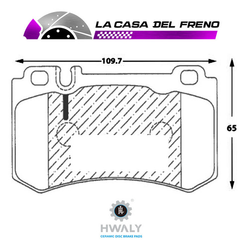 Pastilla Freno Tra Mercedes-benz Slk 55 Amg 5.4 2004-2011 Foto 3