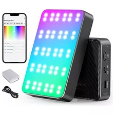 Panel De Luz Led Pequeño Portail Color Negro Para Telefonos