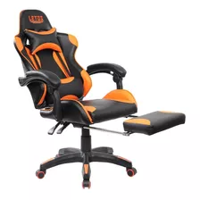 Silla Gamer Letos Le-40n Reclinable Y Regulable En Altura