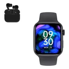 Pack Smartwatch I8 Pro Max Negro Y Audífono I13 Pro Negro