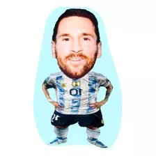 Mini Cojin Lionel Messi Argentia - Cojin Decorativo