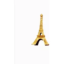 Torre Eiffel En Metal Dorado (retira En La Paloma Rocha)