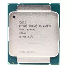 Processador Gamer Intel Xeon E5-2678 V3 Cm8064401967500 De 12 Núcleos E 2.5ghz De Frequência