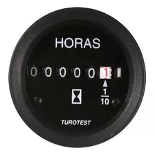 Horímetro 12v 24v Caminhão Trator Máquina 52mm Universal 