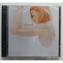 Cd - Madonna - Something To Remember 