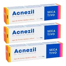 Kit 3 Acnezil Gel Secativo Para Espinhas 10g - Cimed