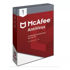 Mcaffe Antivirus - 1 Dispositivo 1 Año