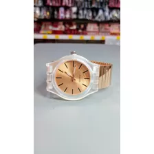 Reloj Pulsera Con Malla Elastizada