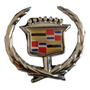 Emblema Cadillac Cromado Pegable 15cm