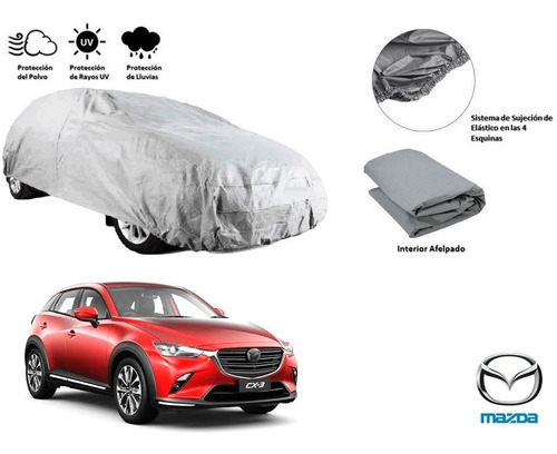 Cubierta Funda Cubre Auto Afelpada Mazda Cx-3 2.0l 2019 Foto 2