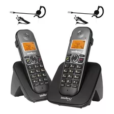 Kit Aparelho Telefone Sem Fio Ramal Ts 5122 Bina 2 Headset