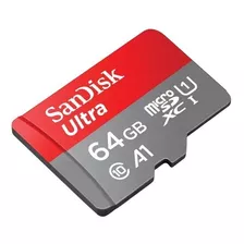 Memoria Sandisk Micro Sd 64gb 80 Mbs C10 Garantia 1 Año Orig