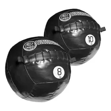 Kit Wall Ball De 08kg + 10kg Treino Funcional Bomcombate