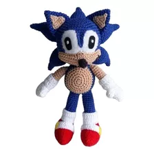 Sonic Em Amigurumi - Crochê 