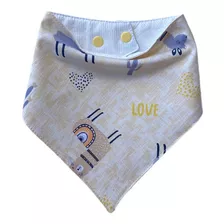 Babero Para Bebé Impermeable Tipo Bandana, Perritos