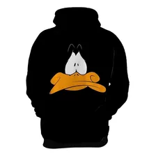 Blusa Frio Moletom Casaco Patolino Daffy Duck Looney Tunes 7