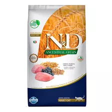 Ração N&d Ancestral Gato Adulto Cordeiro E Blueberry 1,5kg