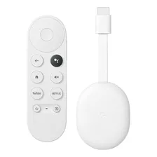 Transmisor Google Tv Chromecast Hd Wifi Blanco Bluetooth 