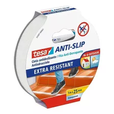 Cinta Antideslizante Pisos Transparente 25mm X 5m Tesa